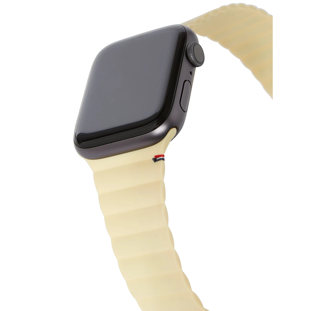  Ремешок Decoded Sillicone Magnetic Traction Strap для Apple Watch 6/SE/5/4 (44mm) силиликон,желтый